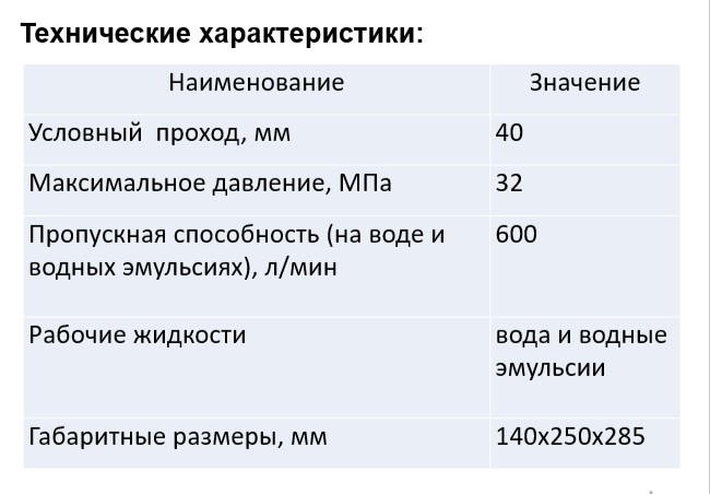 Клапан  предохранительный  КПВ