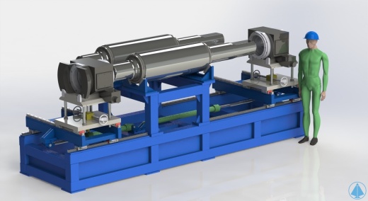 Стенд сборки-разборки опорных валков